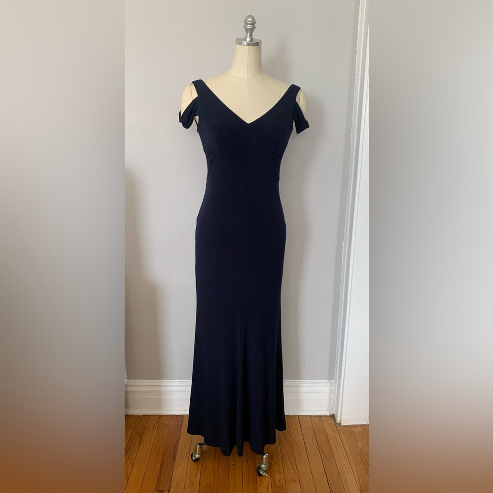 Calvin Klein Navy Formal Dress